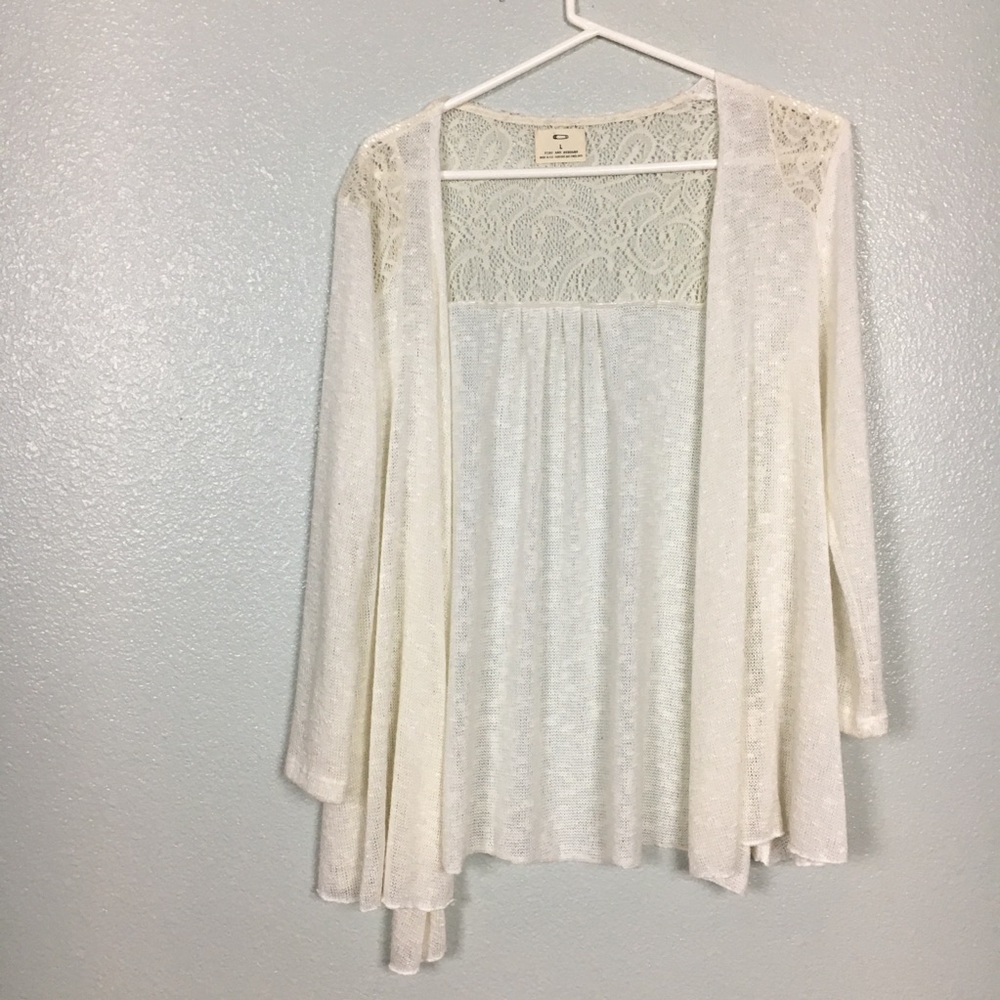 Urban Outfitters Pins And Needles White Cardigan L